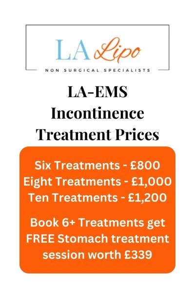 LA-EMS Incontinence Treatment Prices Reading