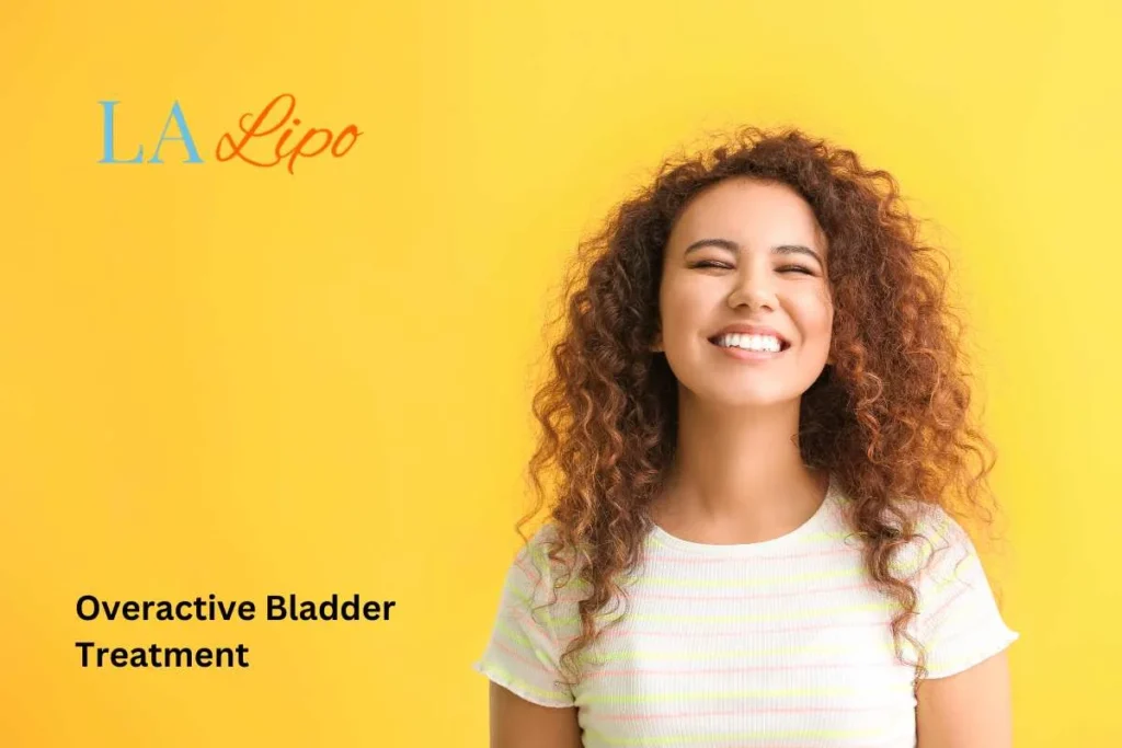 woman smiling about overactive bladder treatment Reading solutions